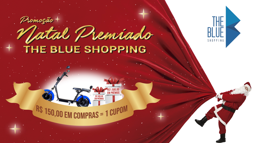 Natal Premiado The Blue Shopping